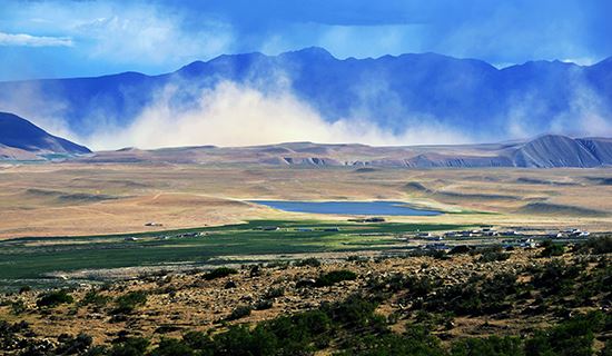 Heisse Quellen in Tibet