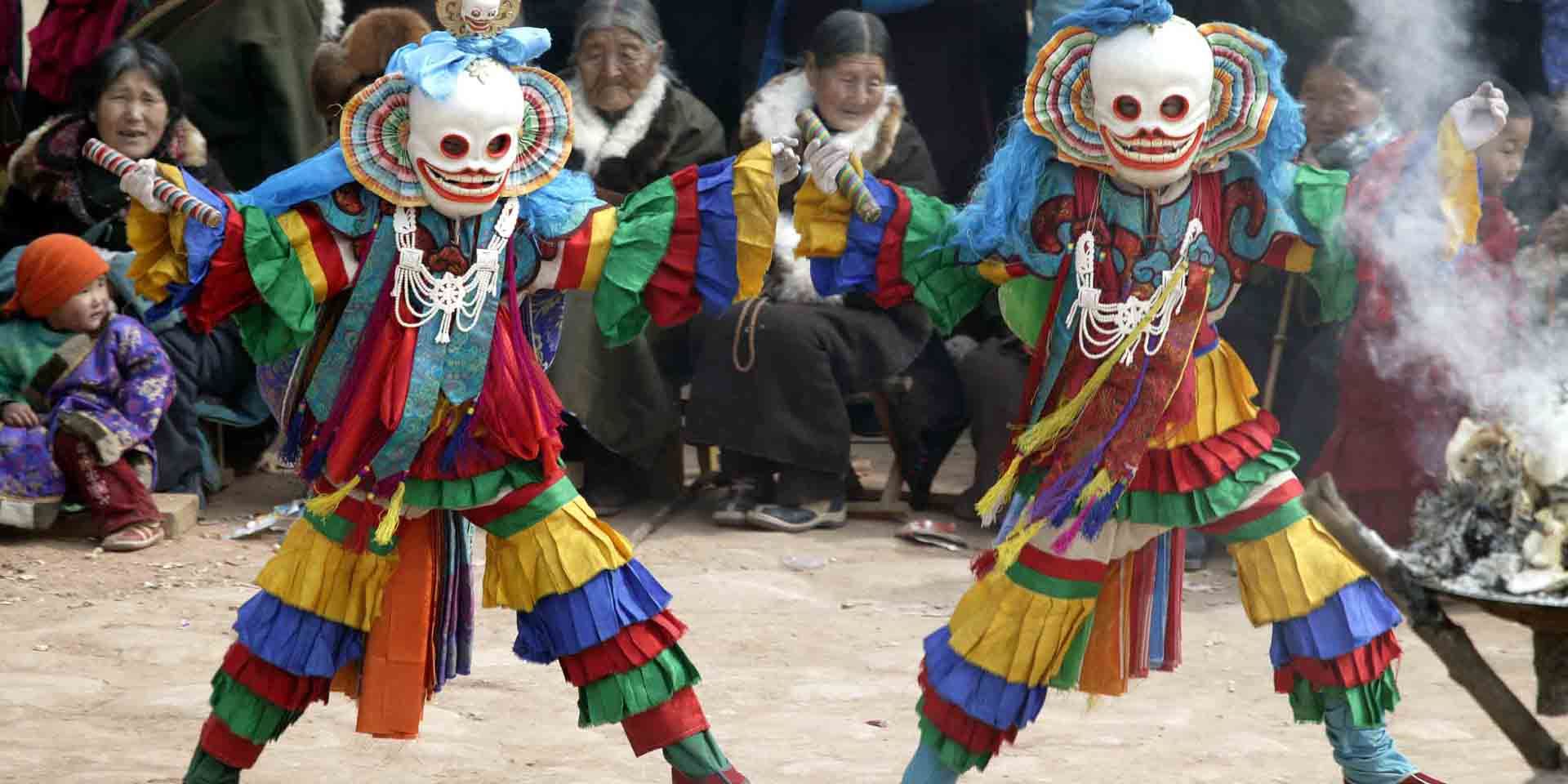 Monlam Festival (Neujahrsfest, Losar) in Repkong (Tongren)