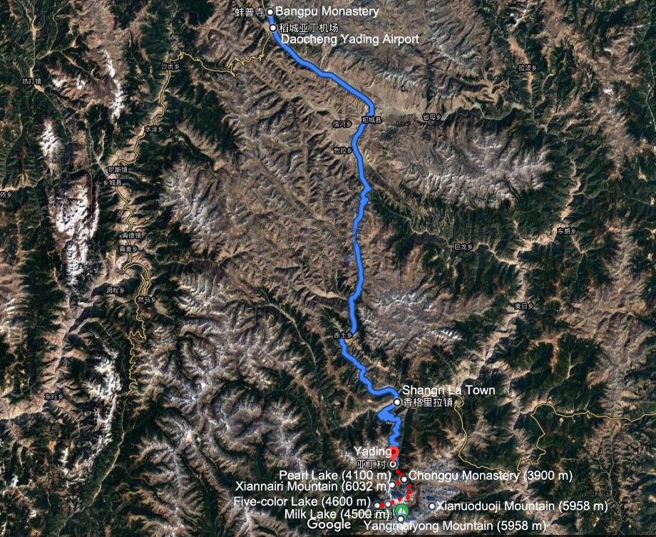4-tägige Reise in Daocheng Yading