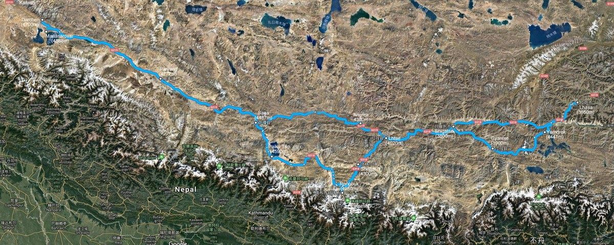 Motorradreise zum Everest und Kailash in Westtibet