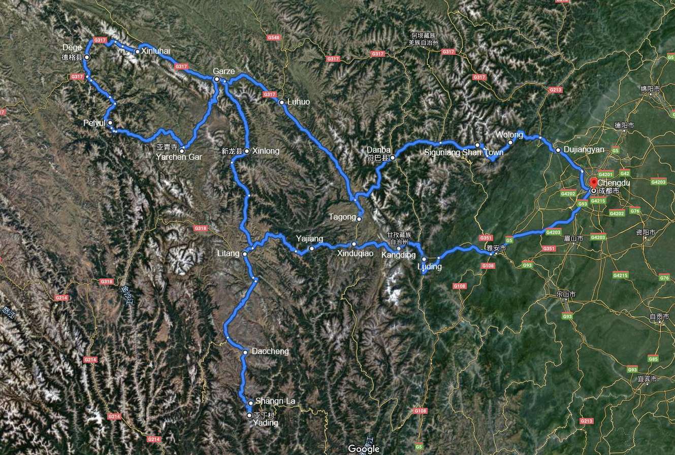Motorradreise ins Tibetische Gebiet Kham in West Sichuan