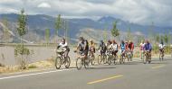 Radfahrt entlang den Yarlung Tsangpo Fluss