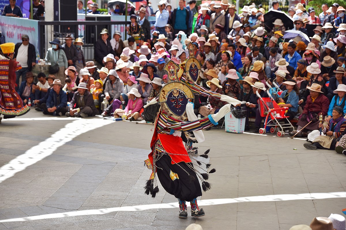 Tibet Opera during Lhasa Shoton Festival