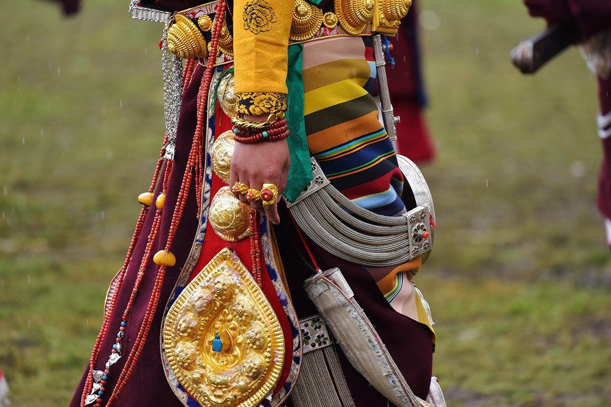 Pferderennenfest (Nomadenfest, Reiterfest) in Litang