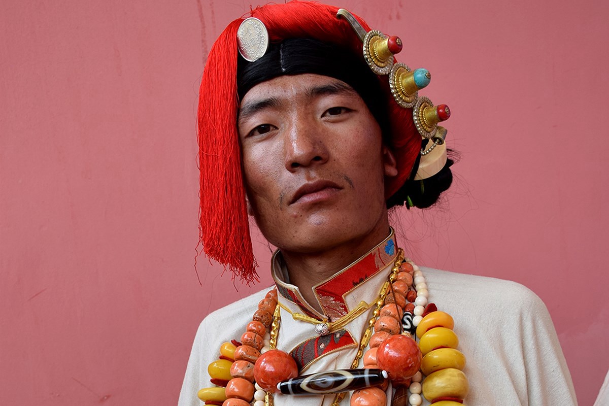 Pferderennenfest (Nomadenfest, Reiterfest) in Yushu