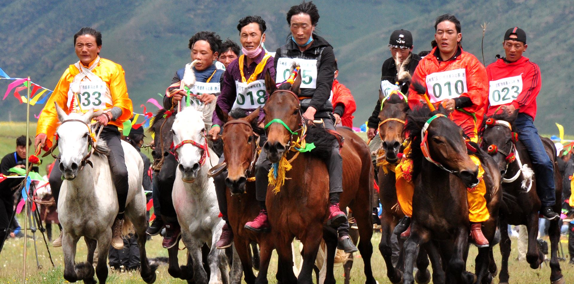 Pferderennen Festival in Yushu (Jyekundo)