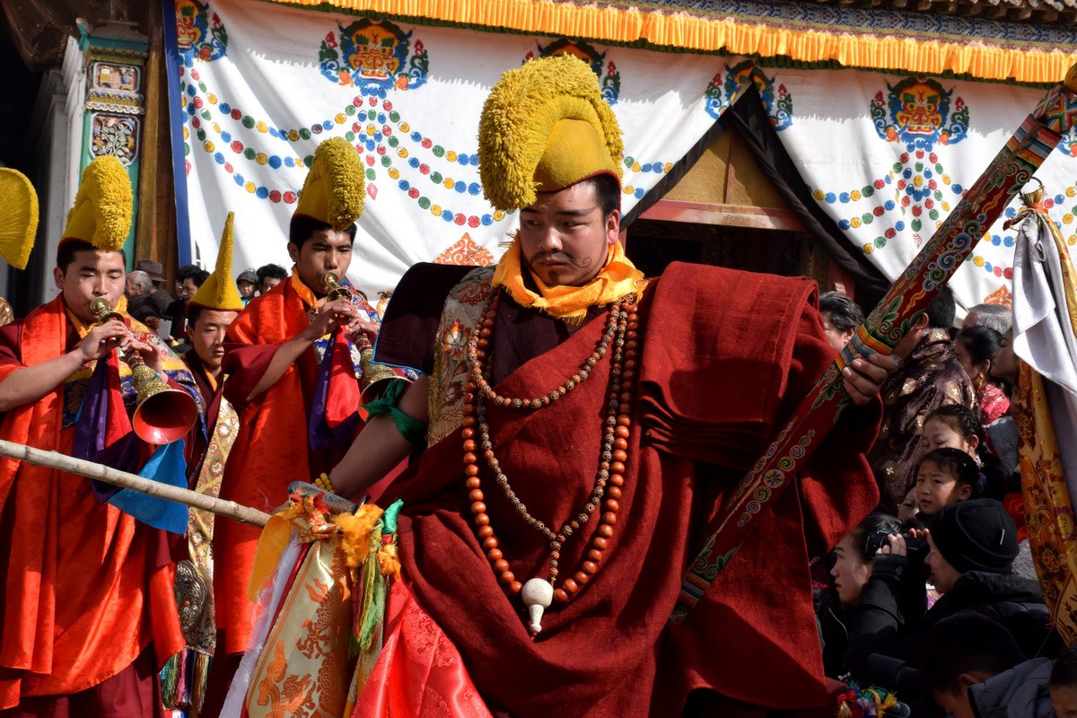 Monlam Festival (Neujahrsfest, Losar) in Tongren