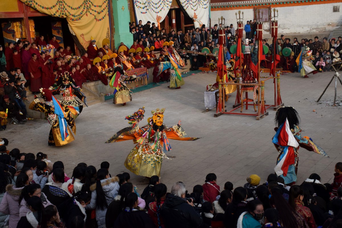 Monlam Festival (Neujahrsfest, Losar) in Tongren