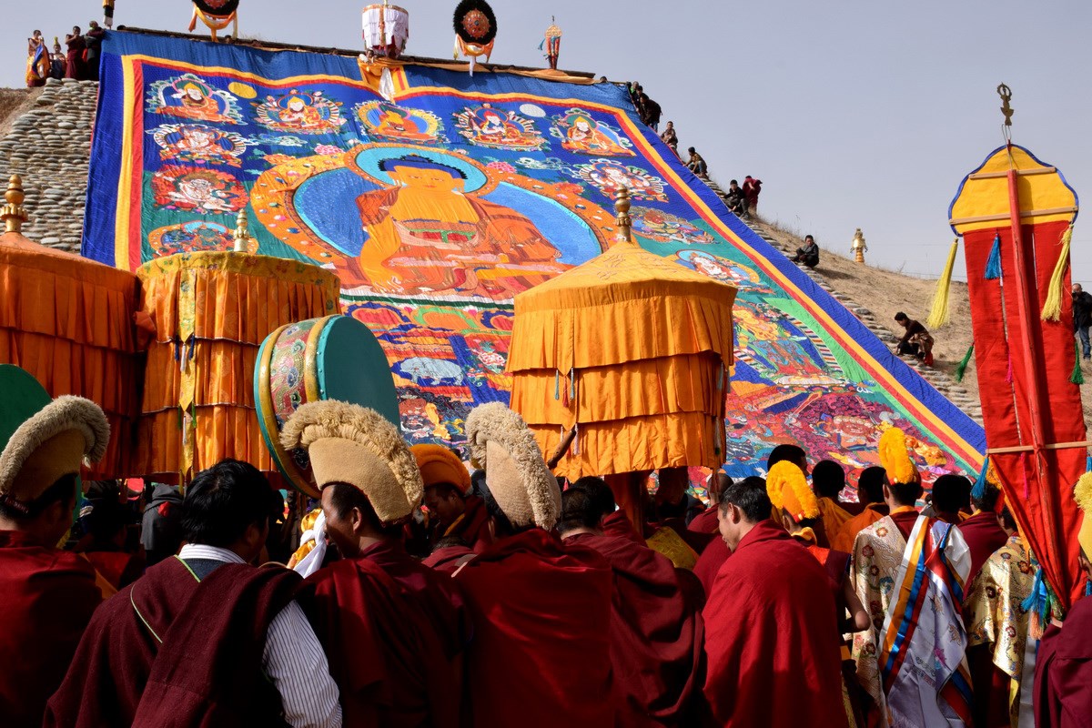 Monlam Festival (Neujahrsfest, Losar) in Tongren