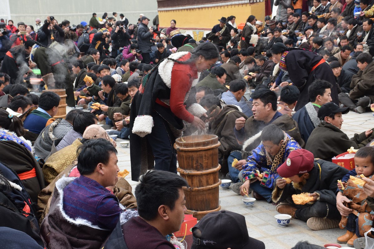 Monlam Festival (Neujahrsfest, Losar) in Tongren