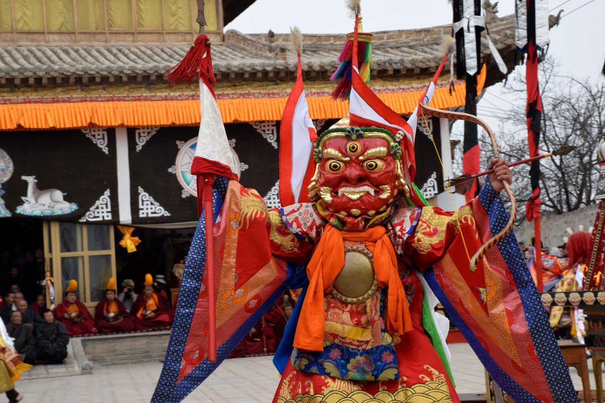 Monlam Festival (Neujahrsfest, Losar) in Tongren