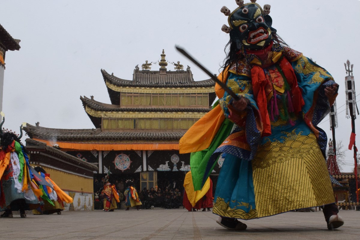 Monlam Festival (Neujahrsfest, Losar) in Tongren