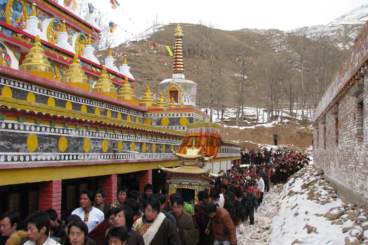 Monlam Fest des Labrang Klosters in Xiahe