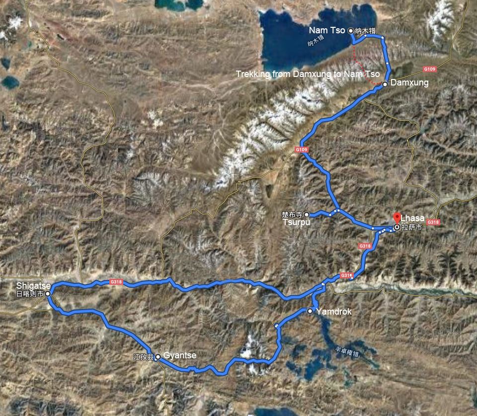 Tibet Trekking von Damxung zum Nam Tso See