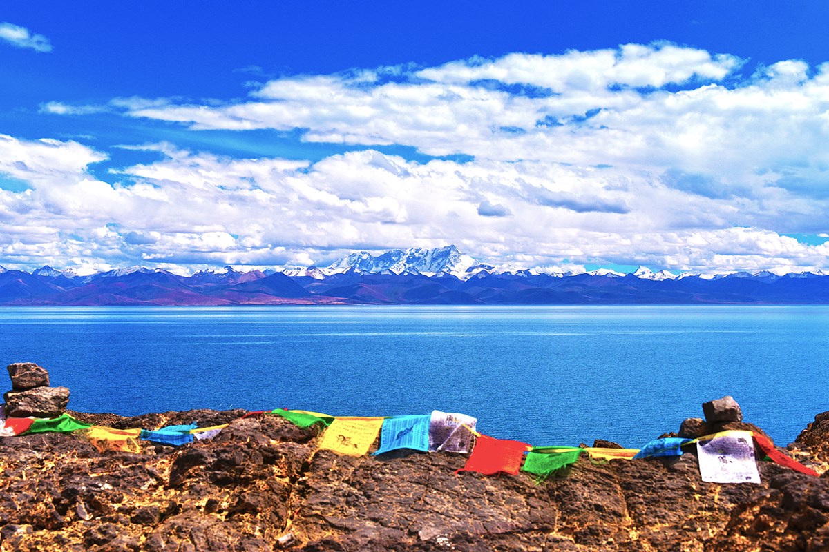 Nam Tso and Nianqingtanggula Mountain | Foto von Liu Bin