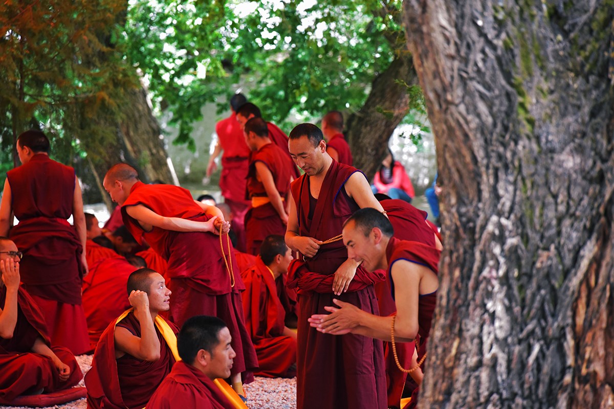 Debate in Sera Monastery | Foto von Liu Bin