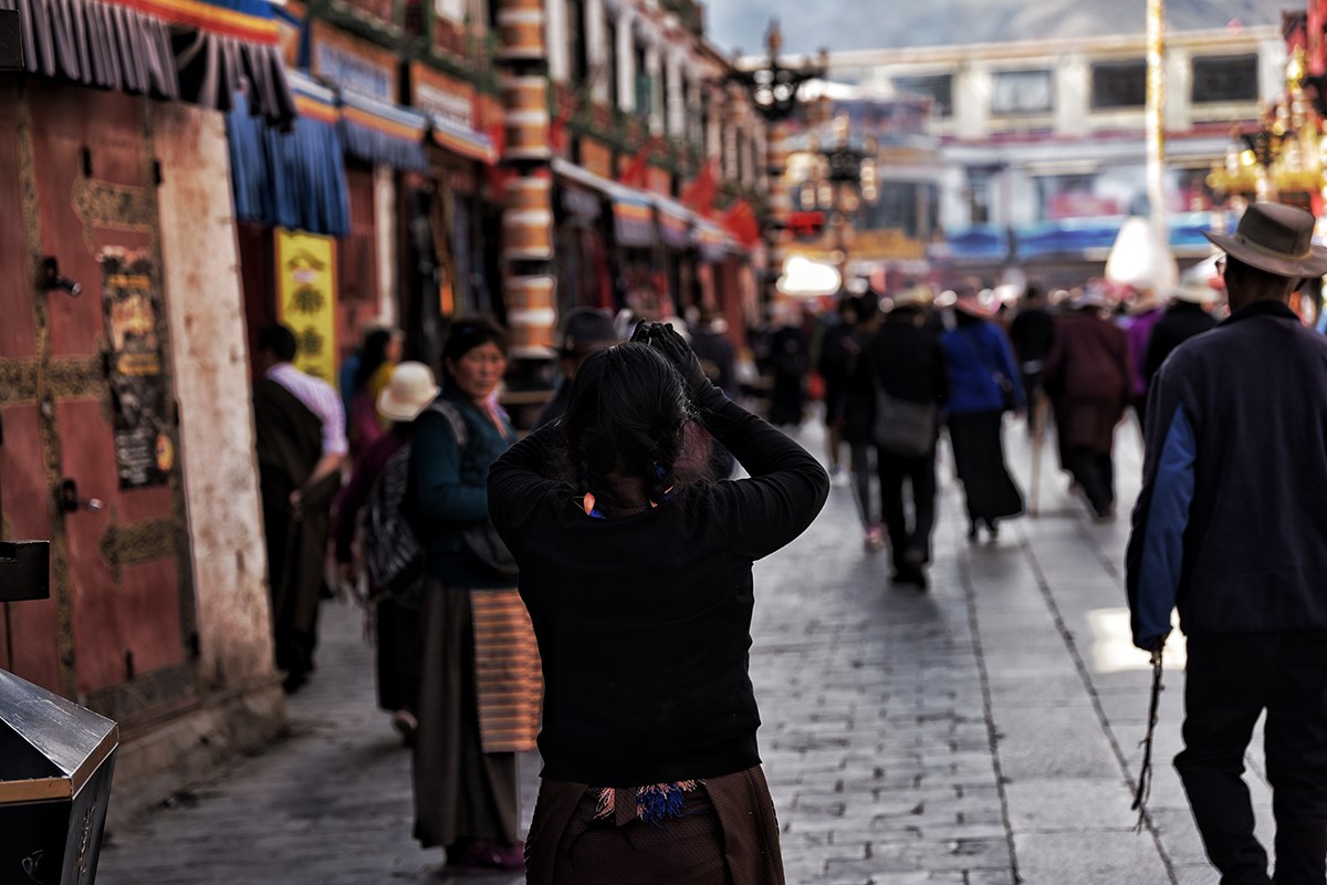 Barkhor Strasse | Foto von Liu Bin