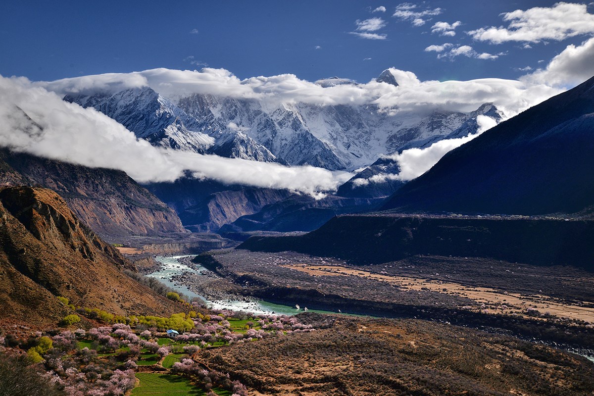 Yarlung Tsangpo Fluß 
