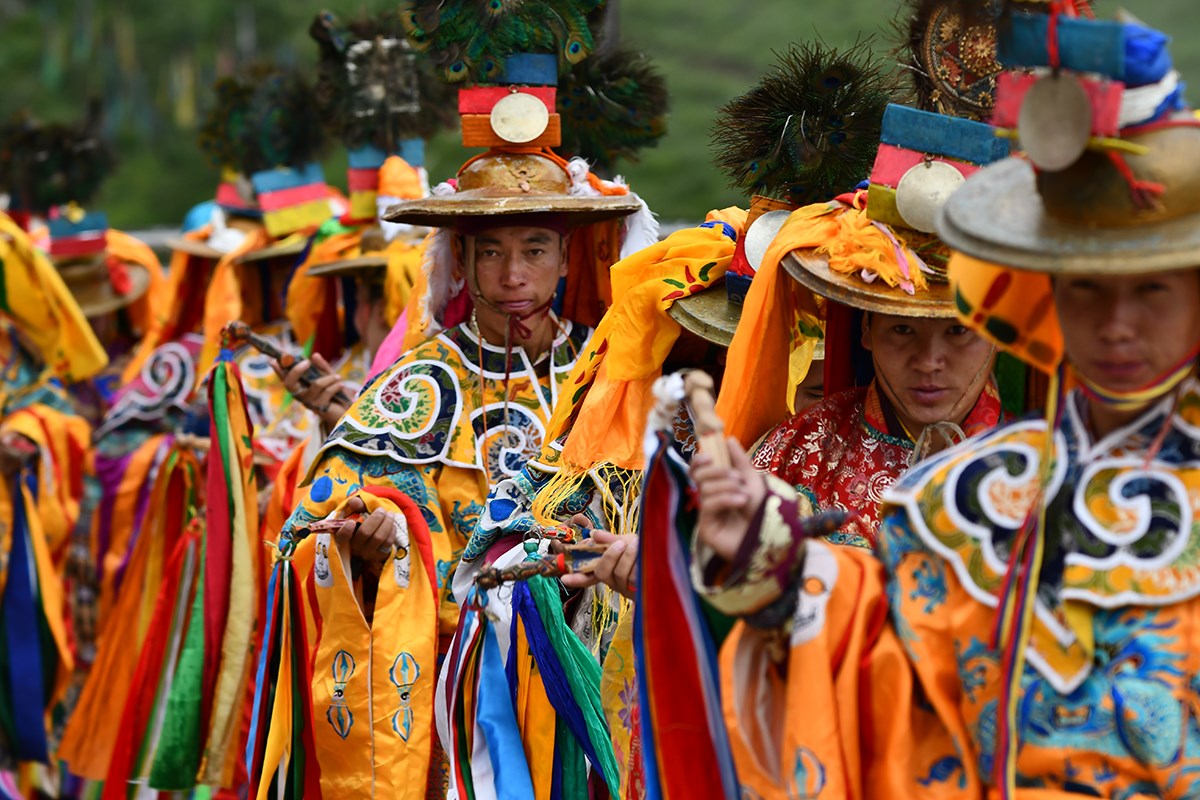 Mask Dance Festival at Katok Monastery | Foto von Liu Bin