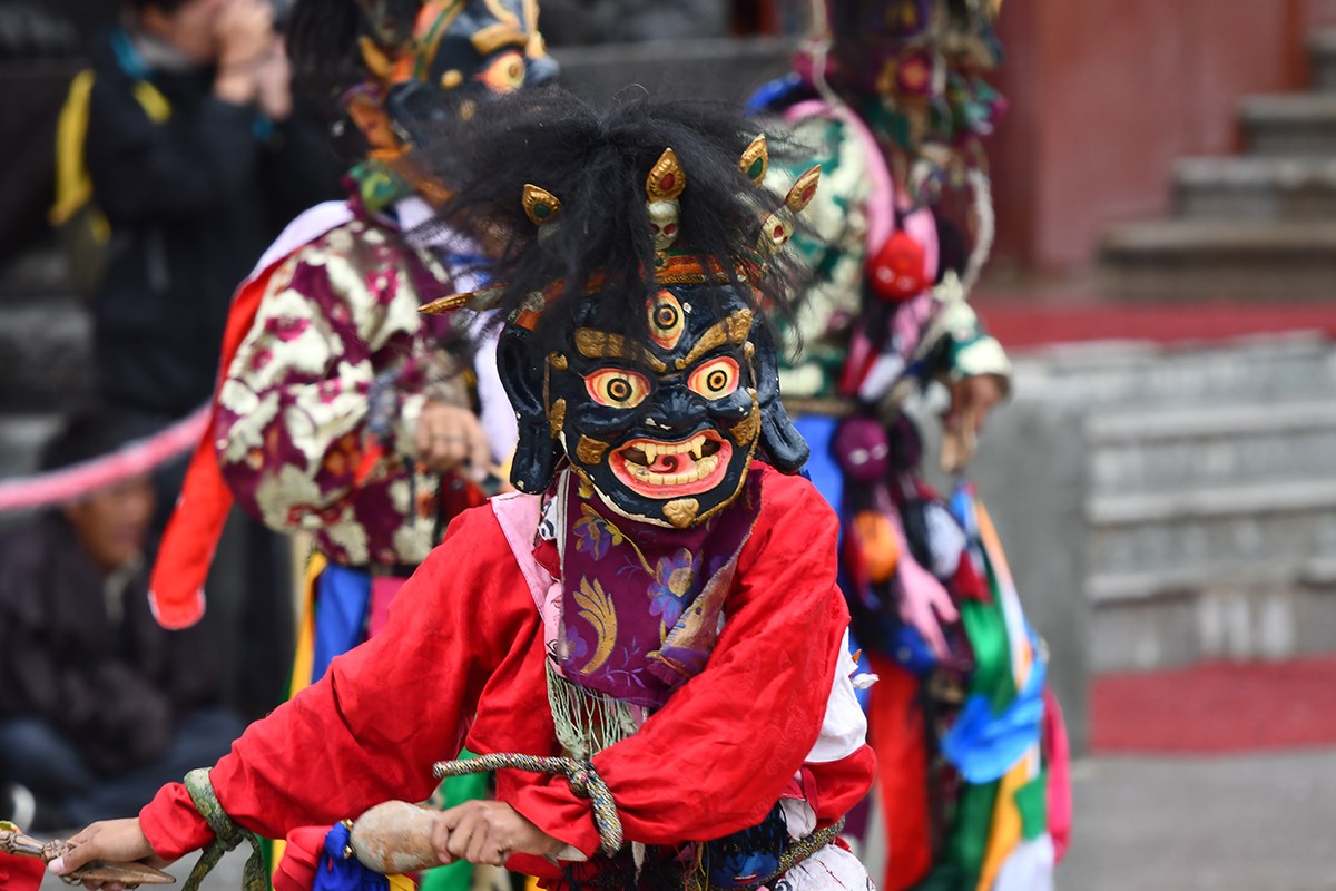 Mask Dance Festival at Katok Monastery | Foto von Liu Bin
