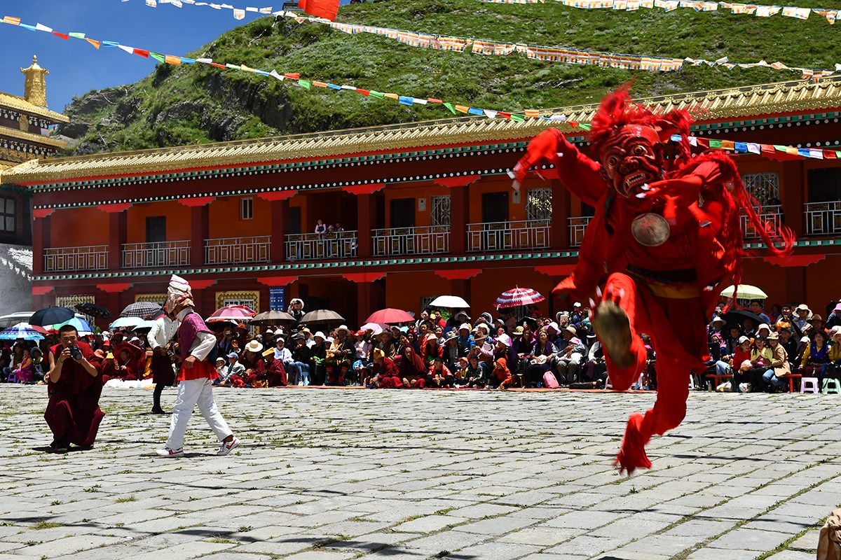 Tagong Mask Dance Festival | Foto von Liu Bin
