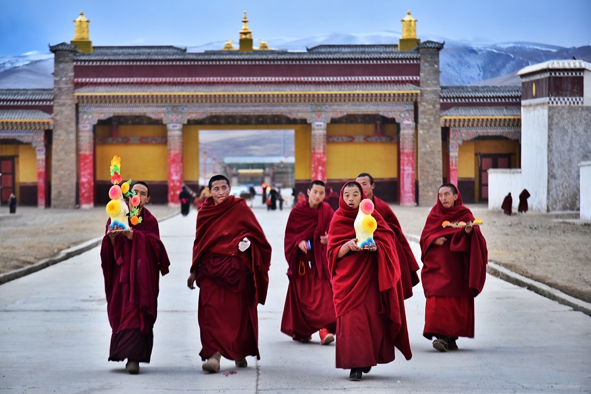 Monlam Fest (Losar) in Aba  | Foto von Liu Bin