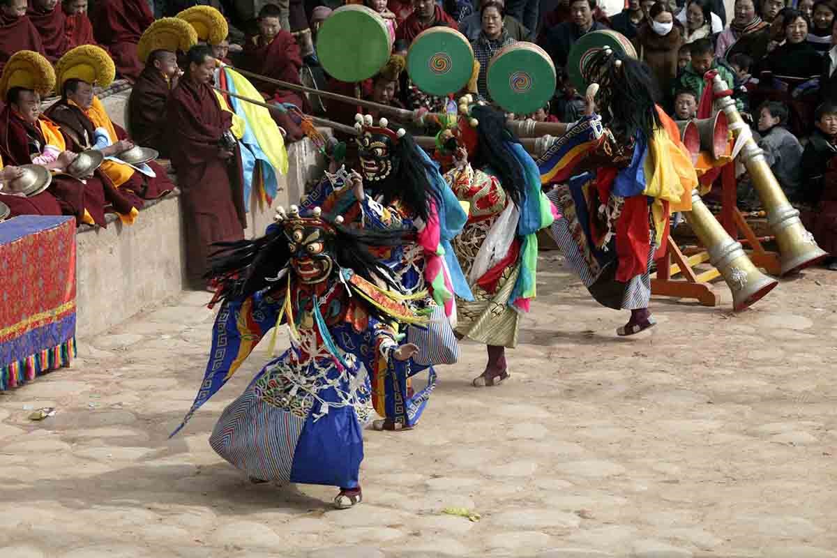 Monlam Fest (Losar) in Tongren 