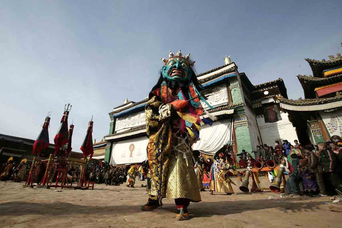Monlam Fest (Losar) in Tongren 