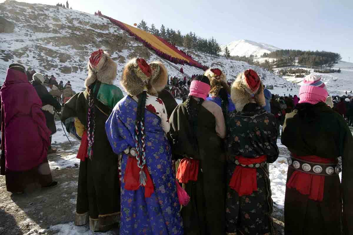 Monlam Fest (Losar) in Tongren 