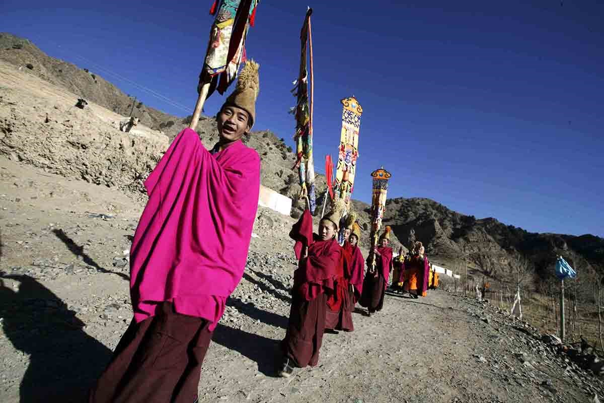 Monlam Fest (Losar) in Tongren 