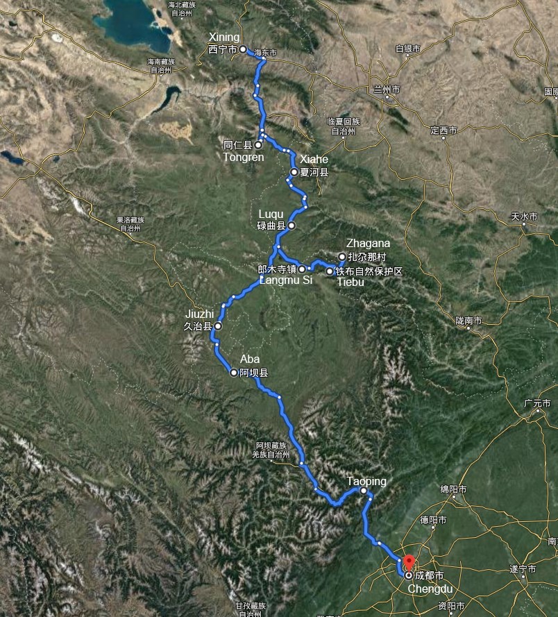 Reise zum Monlam Festival in Tongren, Langmusi, Luqu und Aba 2025