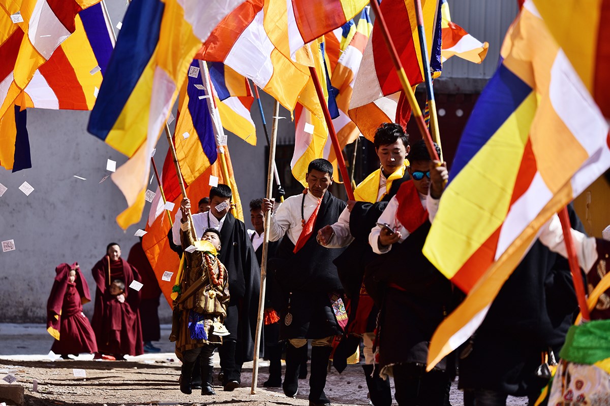  Monlam Fest (Losar) in Aba | Foto von Liu Bin