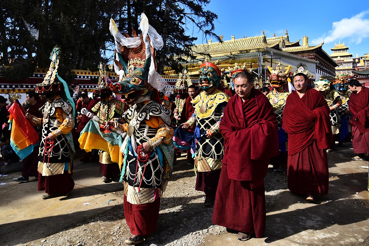  Monlam Fest (Losar) in Aba | Foto von Liu Bin