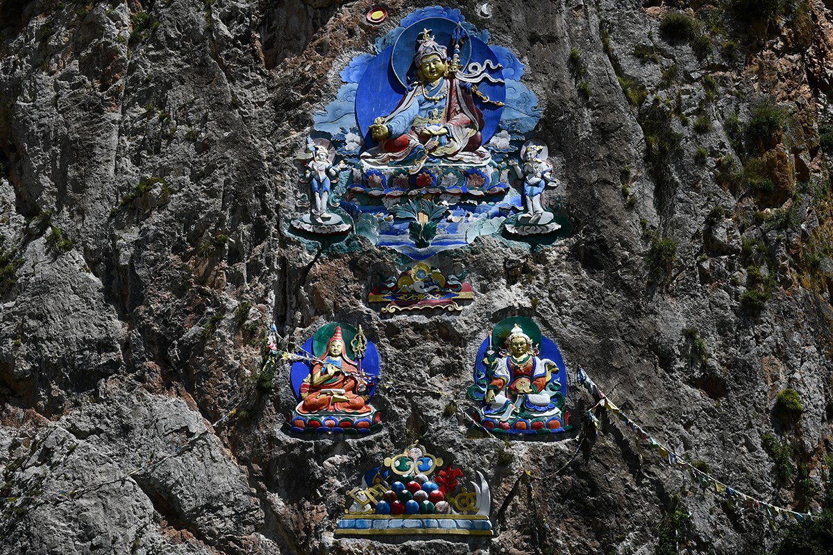 Keluodong Rock Sculpture Frescoes | Foto von Liu Bin