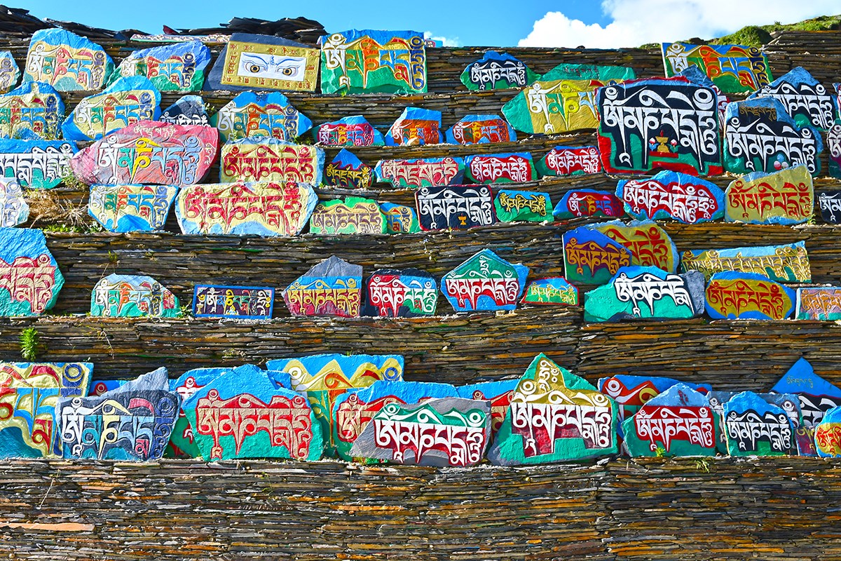 Grand Mani Wall in Tagong | Foto von Liu Bin