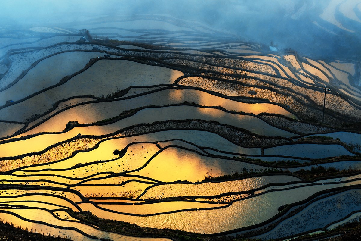 Yuanyang Terrace | Foto von Min Zhao
