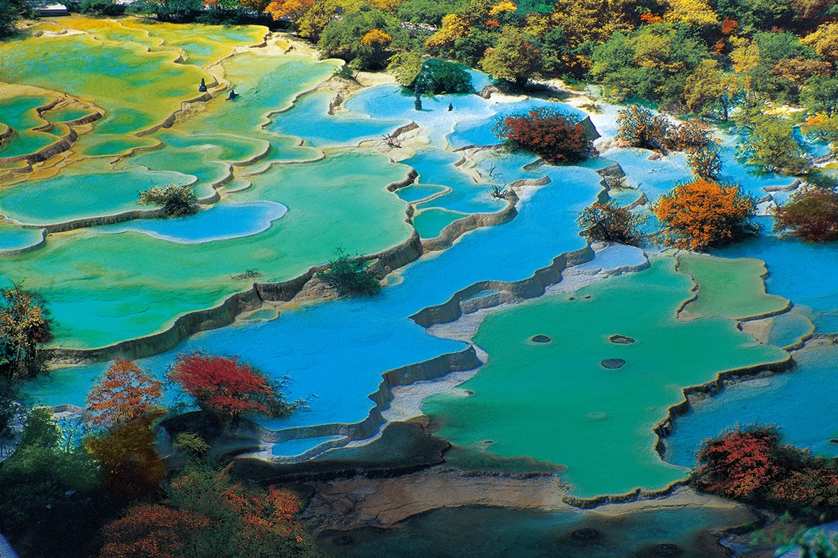 Huanglong National Park | Foto von Jiang Yuewu