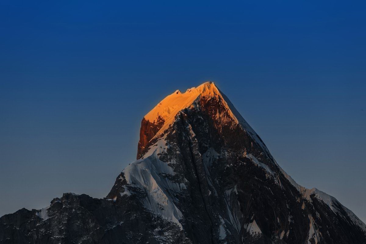Sunset of Siguniang Mountain | Foto von Min Zhao