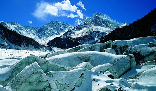 3-tägige Reise im Hailuogou Gletscherpark und Mengding Shan Berg