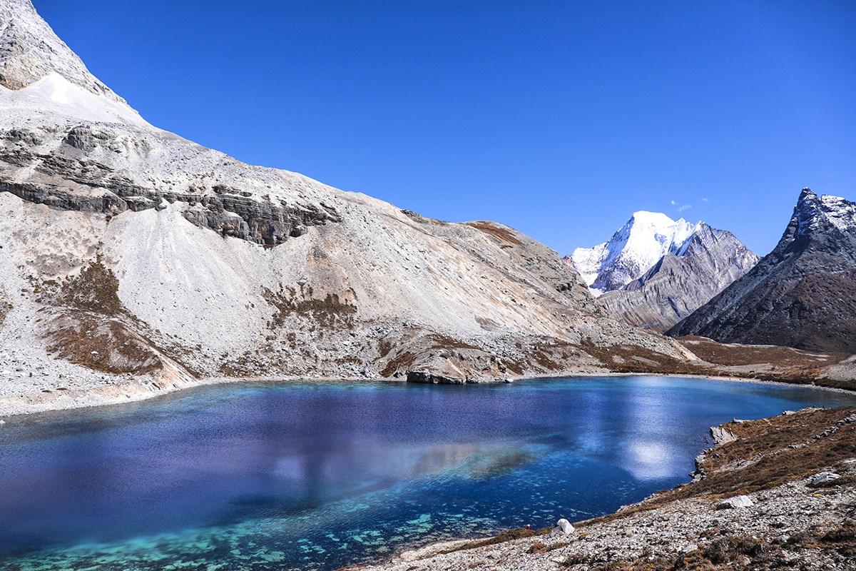 Five Color Lake in Yading 