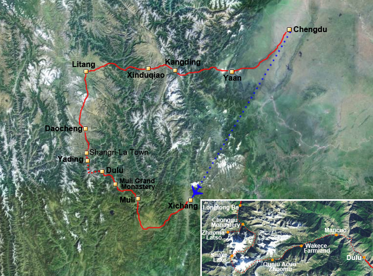 Trekkingreise von Muli nach Yading in Kham
