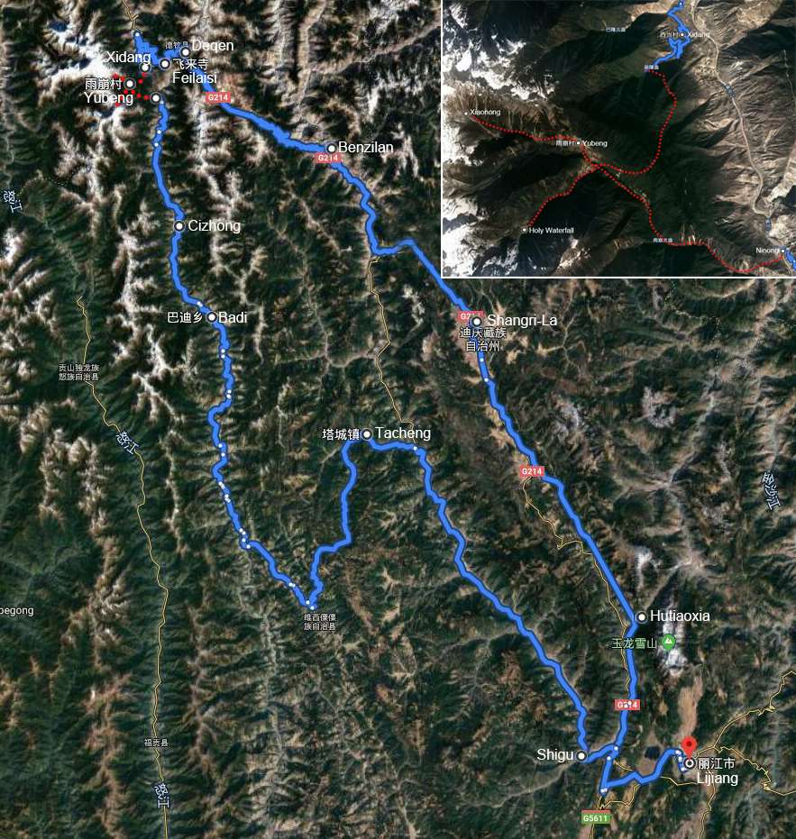 Trekking am Schneeberg Meili Xueshan in Nord-Yunnan