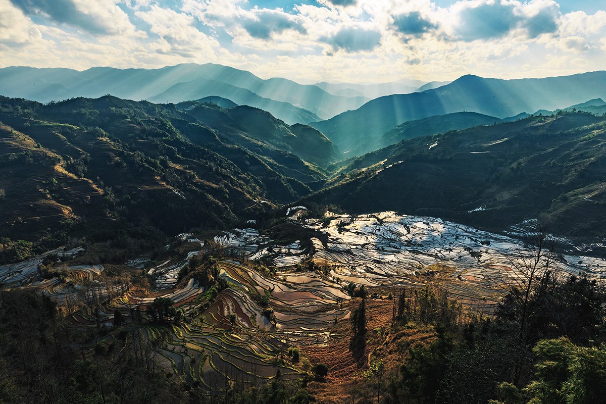Yuanyang Terrasse | Foto von Min Zhao