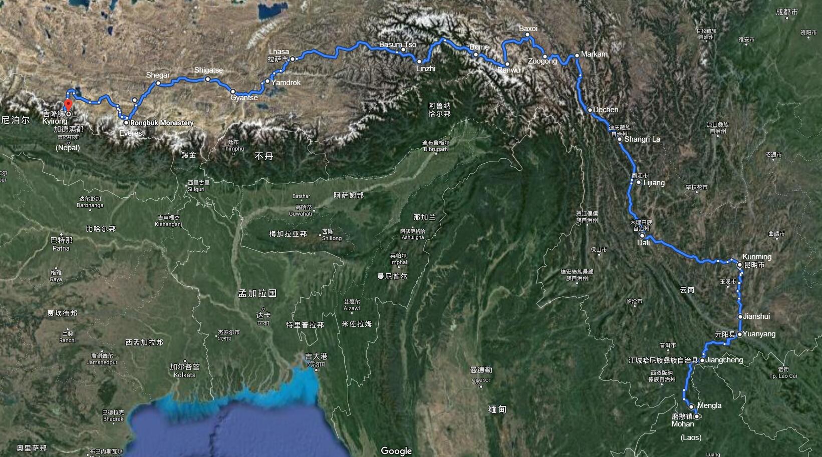 Selbstfahrerreisen von Yunnan nach Tibet
