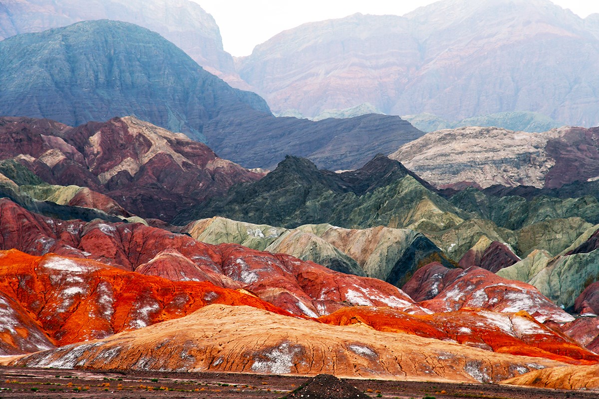 Danxia Landscape between Kucha and Aksu | Foto von Liu Bin