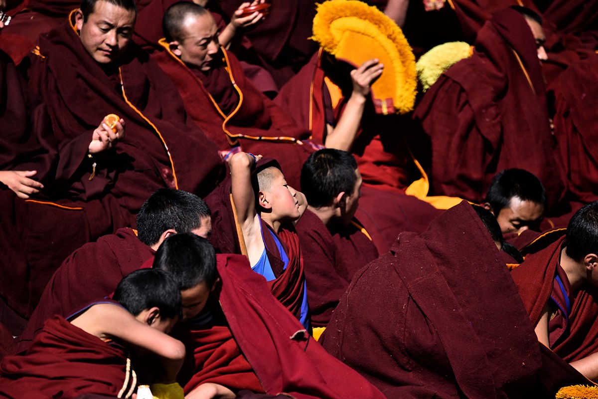 Monks in Aba | Foto von Liu Bin