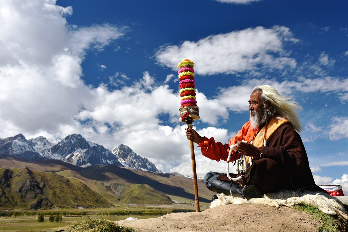 Old Khampa Tibetan | Foto von Liu Bin